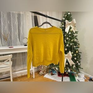 H&M Vibrant Mustard Yellow Knit Sweater